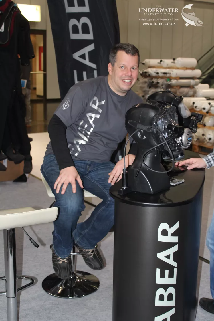 Dr Arne Sieber at the 2015 Boot Diving Show 
