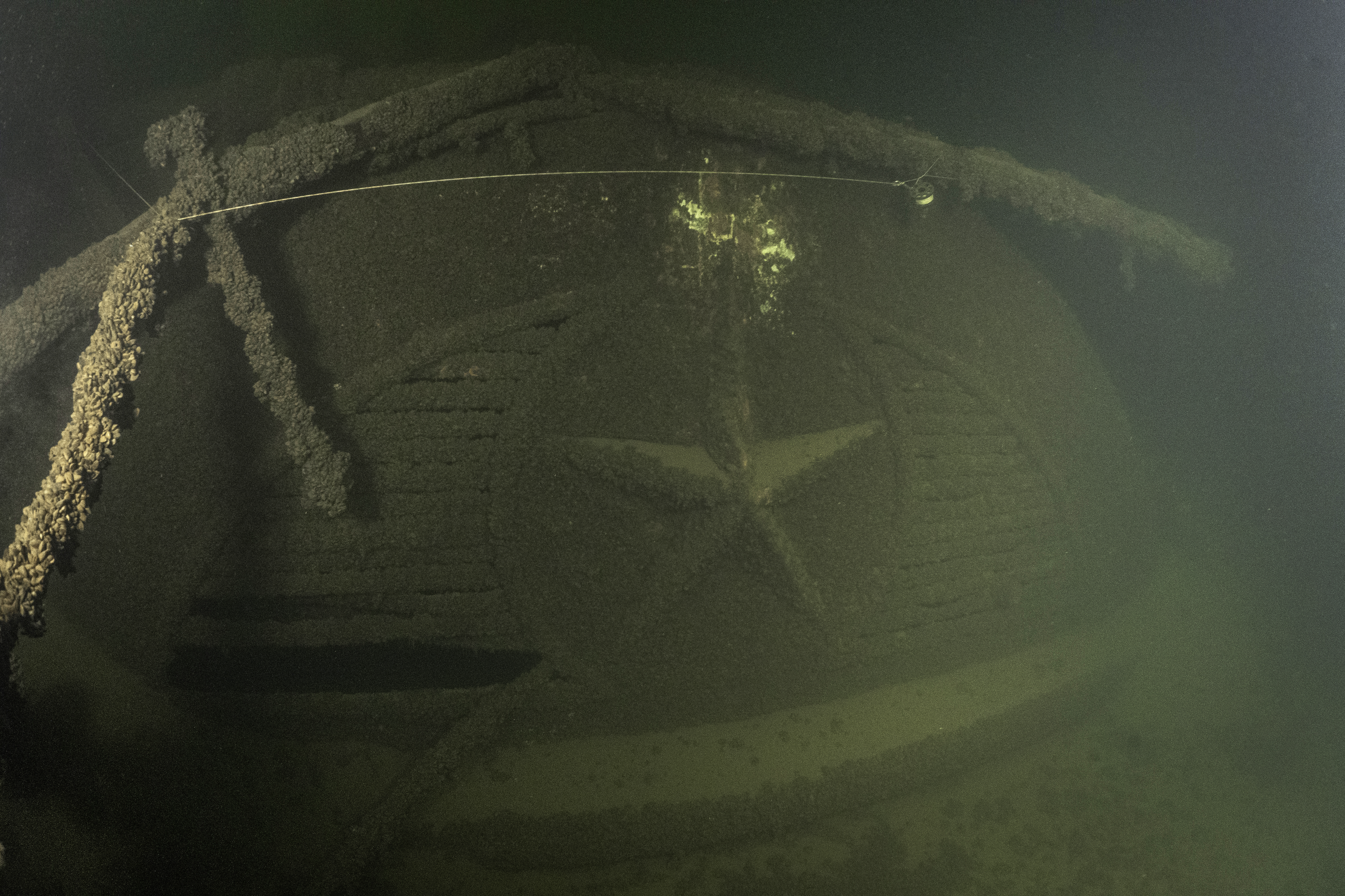 A star marked the paddlebox of the paddle wheel