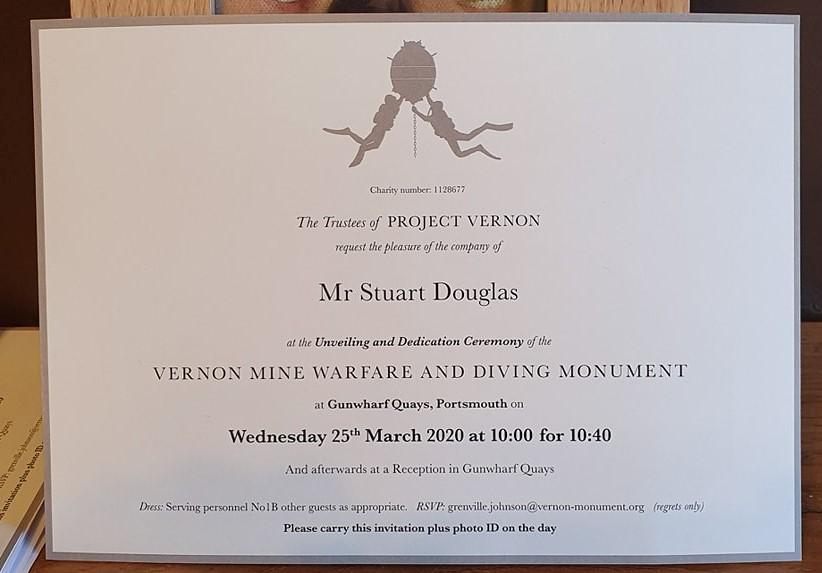 Vernon Mine Warfare and Diving Monument, Gunwharf Quay, Royal Navy Clearance Divers, Rosemary E Lunn, Roz Lunn, Portsmouth, X-Ray Mag, XRay Magazine, scuba diving news, Stuart Douglas