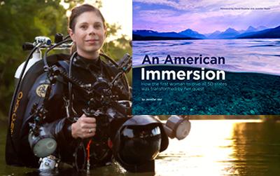 Underwater photographer Jennifer Idol, author of An American Immersion
