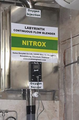 Continuous flow nitrox blender... still in the future