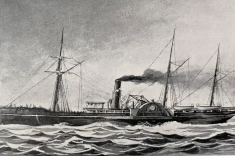 The steamship SS Pacific went down in November of 1875 with the loss of at least 325 passengers.