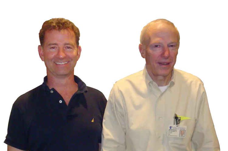 Dr Neal W. Pollock (left) and Dr Richard D. Vann