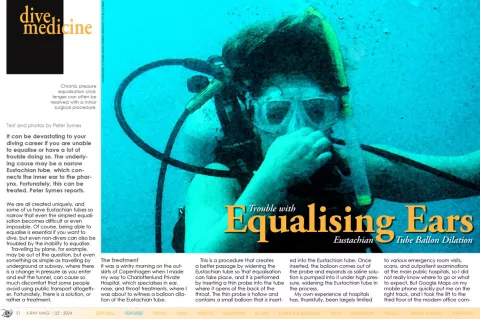 Screenshot of Magazine article