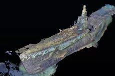 4D photogrammetry model of USS Harder (SS 257) wreck site by The Lost 52 Project.