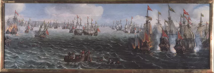 Battle of Fehmarn painting
