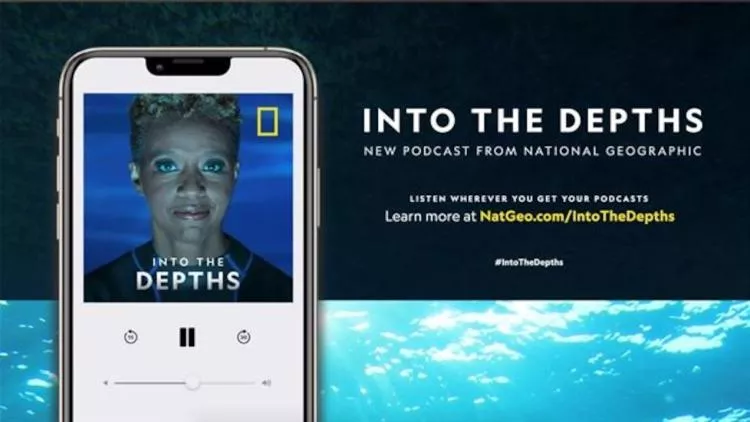 Into the Depths podcasts persented by National Geographic