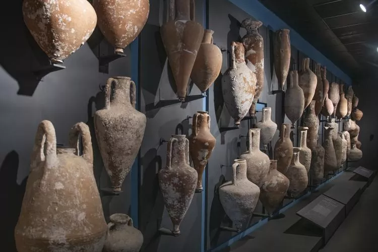 Amphorae at Castle of St Peter