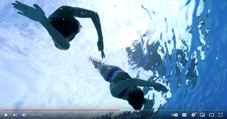 Screenshot from Lorenzo Moscia’s video, Underwater World 