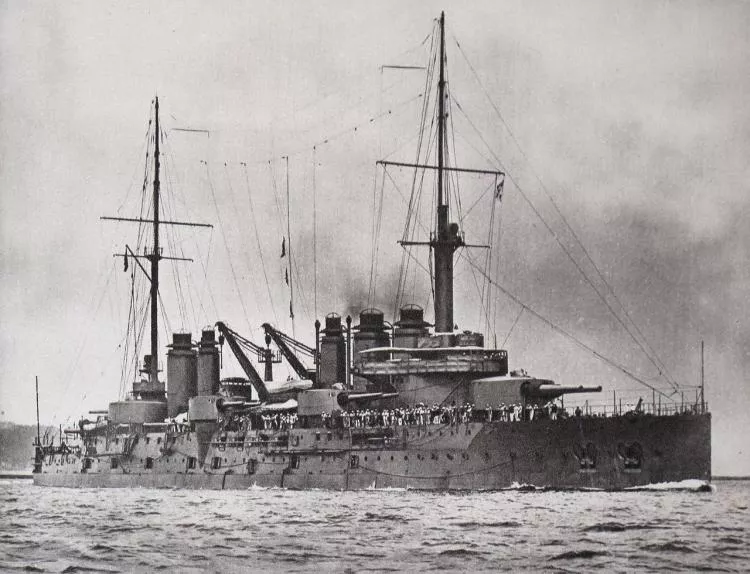 The Danton was a pre-dreadnought battleship of the French Navy. Serving in World War I, she was torpedoed and sunk by a German U-boat in 1917, only to be rediscovered in 2009.