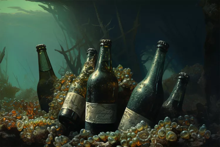 Bottles under the sea