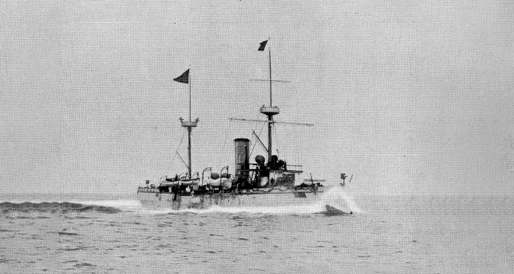Chinese cruiser Zhiyuan ca.1894