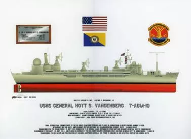 Sketch of USS Hoyt Vandenberg 